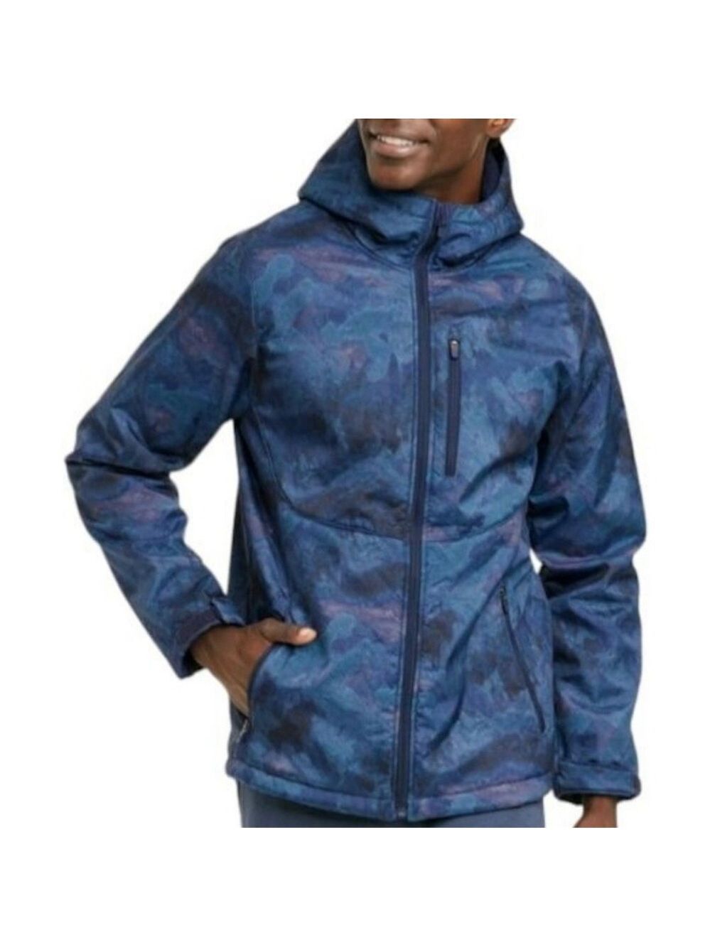 NWT All in Motion Small Men’s Navy Soft Sherpa Jacket